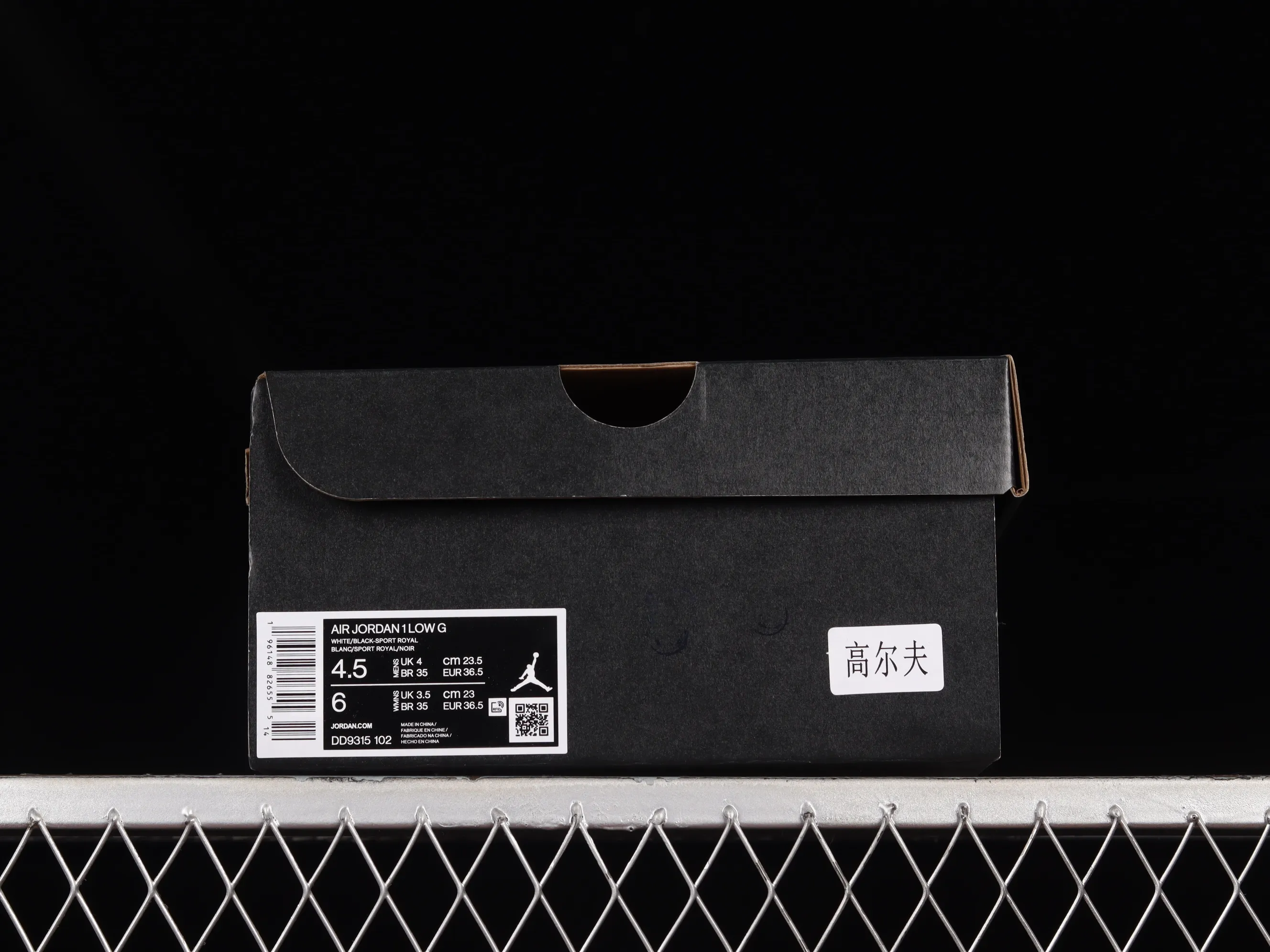 All categories Air Jordan Jordan series basketball shoes Air Jordan 1 Low G version pure original Air Jordan 1 Low Golf "Royal Toe" AJ1 Joe 1 new golf version black and blue toe DD9315-102